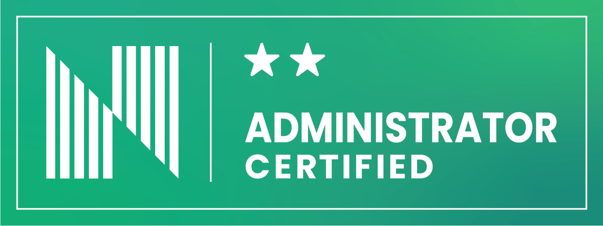Professional Pathway certification badge for the NIVOMAX Administrator pathway.