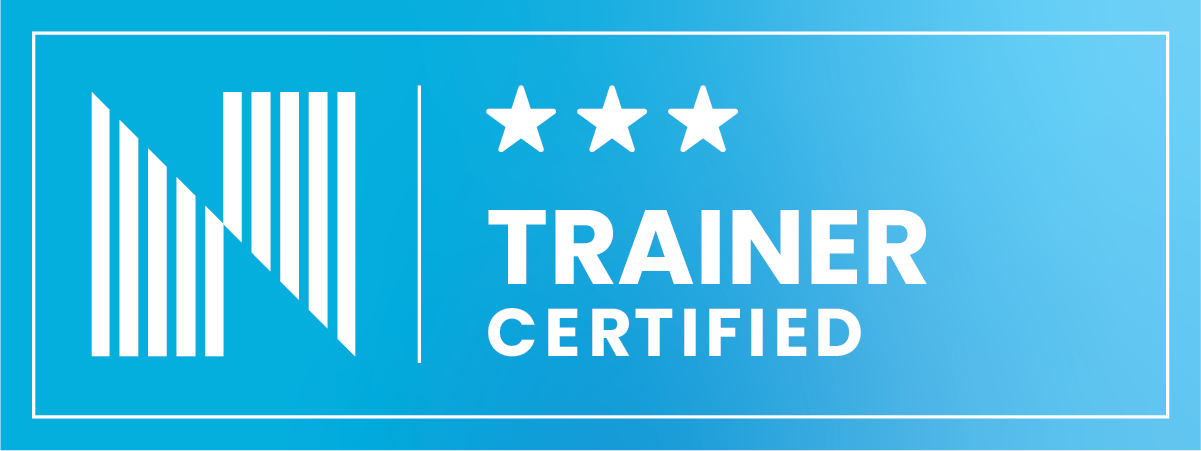 Professional Pathway certification badge for the NIVOMAX Trainer pathway.
